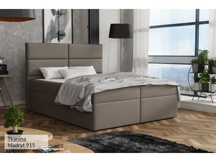 Łóżko kontynentalne ZEO Drewno Liczba miejsc Jednoosobowe Łóżko tapicerowane Tkanina Kategoria Łóżka do sypialni