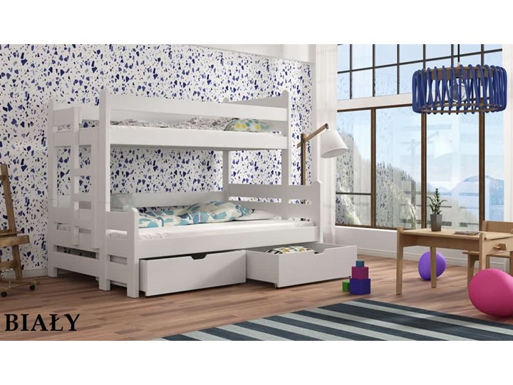 Łóżko piętrowe BINGO Lano Meble Drewno Kategoria Łóżka dla dzieci Rozmiar materaca 90x200 cm