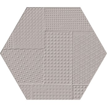 Sixty Esagona Timbro Cenere Silktech 21x18,2 płytka heksagonalna
