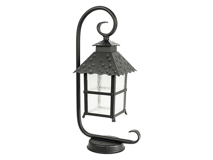 Klasyczna latarnia, czarna lampa zewnętrzna ogrodowa (stojąca niska, 1x E27) SU-MA (Cadiz) Lampa stojąca Kolor Czarny