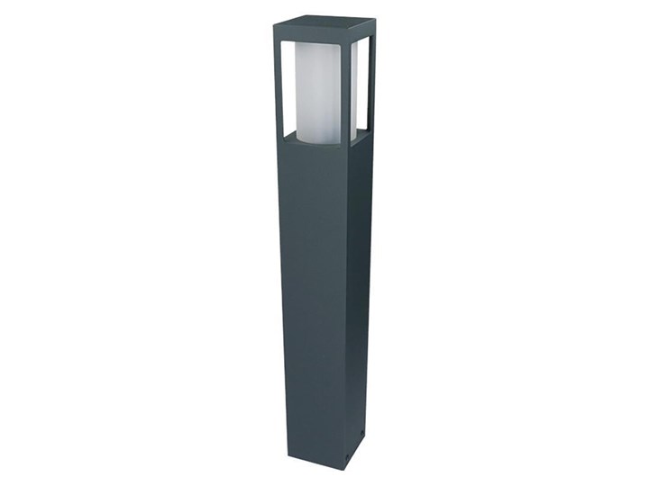 Zewnętrzna lampa ogrodowa stojąca - słupek 30/55/75cm (10x10cm, 1xE27) Radex (Squer) Lampa stojąca Słupek ogrodowy Kolor Szary