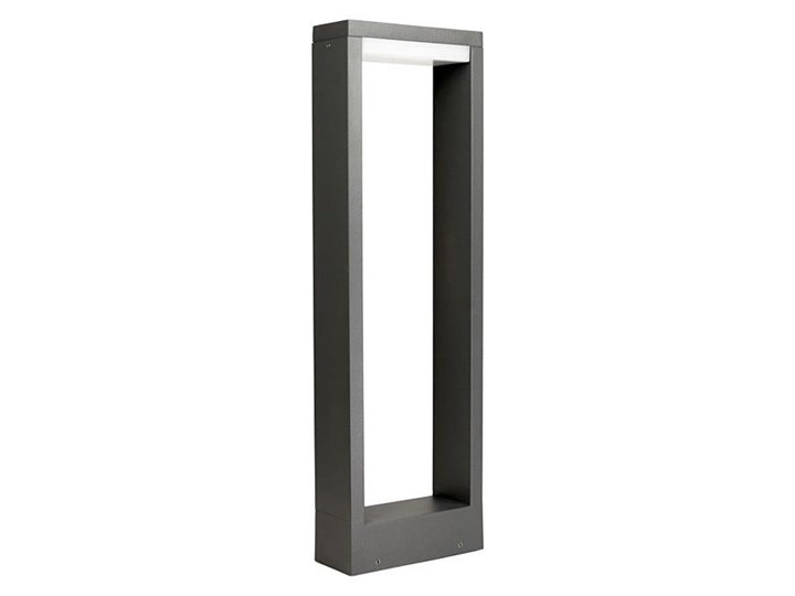 Nowoczesny słupek 50/80cm - ramka LED, lampa stojąca zewnętrzna ogrodowa grafit (LED 7W) SU-MA (Form) Kategoria Lampy ogrodowe Lampa LED Słupek ogrodowy Kolor Szary
