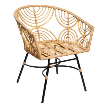 Krzesło BOKKA plecione 62x60 cm - Homla
