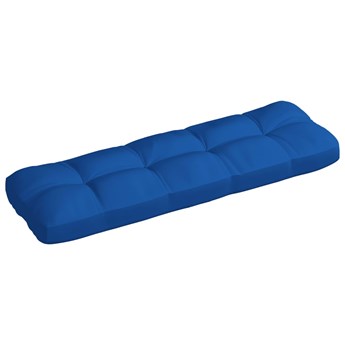 vidaXL Poduszka na sofę z palet, niebieska, 120x40x10 cm