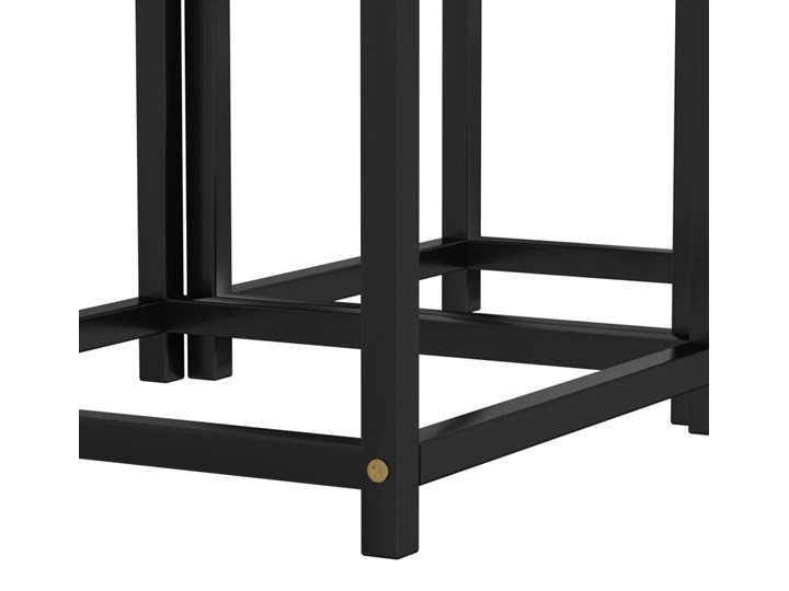 vidaXL Stoliki herbaciane, 2 szt., MDF, dąb sonoma Płyta MDF Stal Wysokość 35 cm Wysokość 40 cm Długość 33 cm Szerokość 33 cm Styl Industrialny