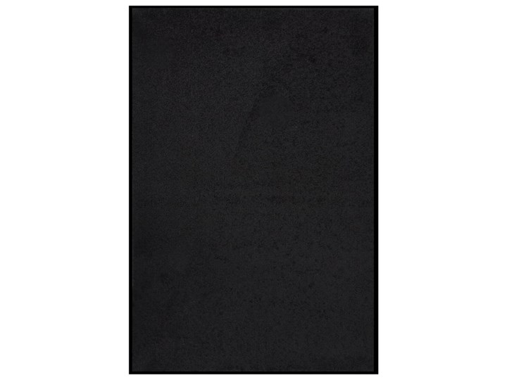 vidaXL Wycieraczka, czarna, 80 x 120 cm Tworzywo sztuczne Kolor Czarny
