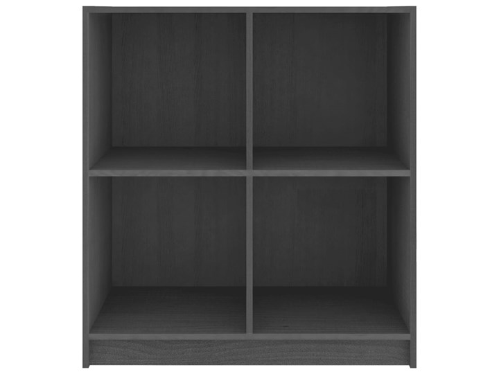 vidaXL Szafka boczna, szara, 70x33x76 cm, lite drewno sosnowe Głębokość 33 cm Stojące Sosna Kategoria Szafki i regały Płyta MDF Szerokość 70 cm Pomieszczenie Salon