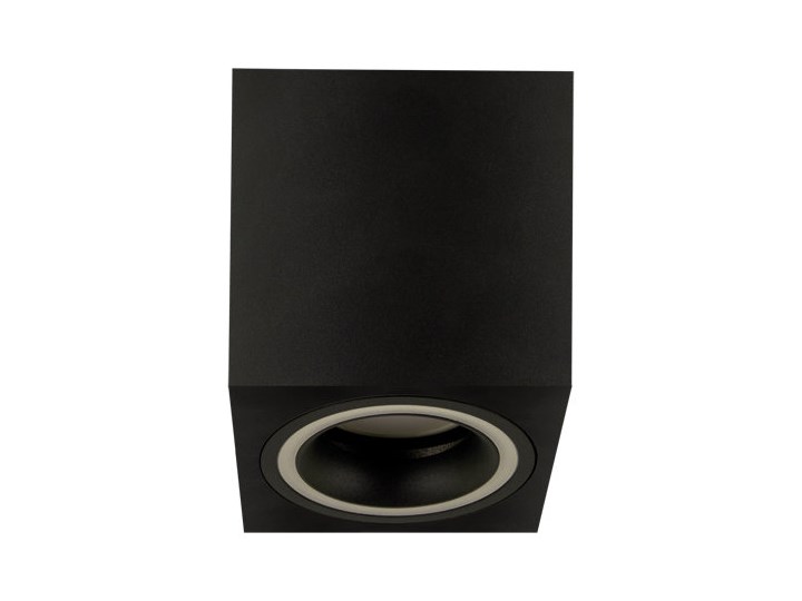 Minimalistyczna lampa nastropowa Indi 04048 czarna kostka pokojowa