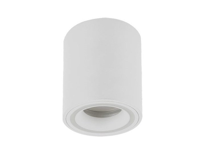 Metalowa lampa sufitowa Indi C04045 biała tuba do przedpokoju Kolor Biały Oprawa stropowa Kategoria Oprawy oświetleniowe