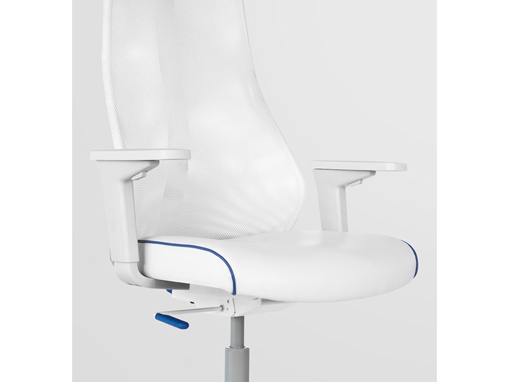 IKEA FREDDE / MATCHSPEL Biurko gamingowe i krzesło, Biały, Wysokość: 146 cm Kategoria Zestawy mebli do sypialni