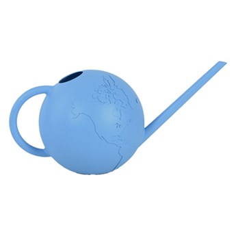 Niebieska konewka Esschert Design Globus, 1,5 l