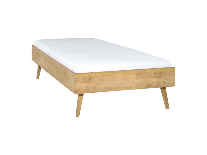 Łóżko 1-osobowe Nature Łóżko drewniane Drewno Kategoria Łóżka do sypialni Kolor Beżowy