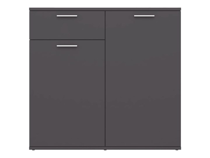 vidaXL Szafka, szara, 80x36x75 cm, płyta wiórowa Stojące Na zdjęcia Styl Nowoczesny Płyta MDF Głębokość 36 cm Płyta laminowana Szerokość 80 cm Płyta meblowa Kategoria Szafki i regały