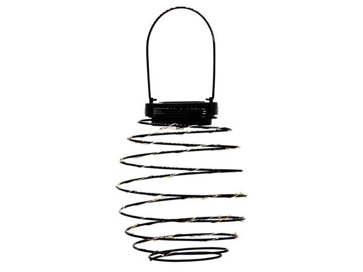 Lampa ogrodowa LED solarna wisząca TWISTER 20LED IP44 czarna metal Polux Lampa LED Lampa solarna Kolor Czarny Lampa wisząca Kategoria Lampy ogrodowe