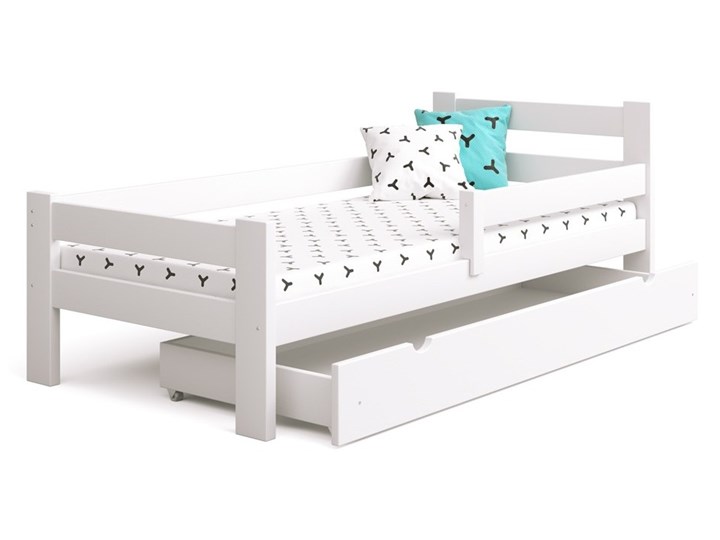 Pojedyncze drewniane łóżko MARGARET 190 x 90 Rozmiar materaca 90x190 cm Podwójne Drewno Kategoria Łóżka dla dzieci