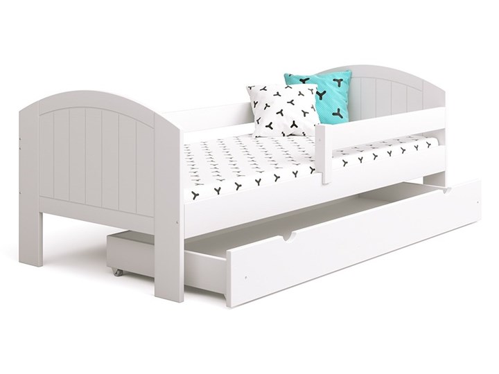 Pojedyncze drewniane łóżko MARY 180 x 90 Drewno Podwójne Rozmiar materaca 90x180 cm