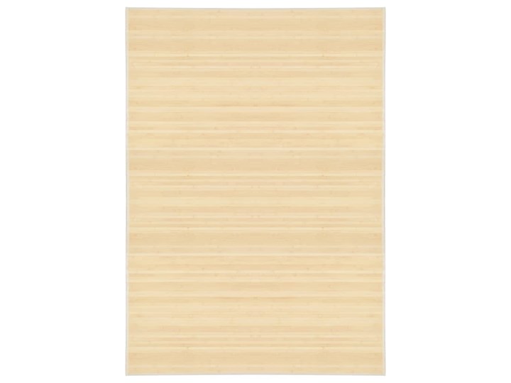 vidaXL Mata bambusowa na podłogę, 120 x 180 cm, naturalna Syntetyk 120x180 cm Nieregularny Dywany Kategoria Dywany
