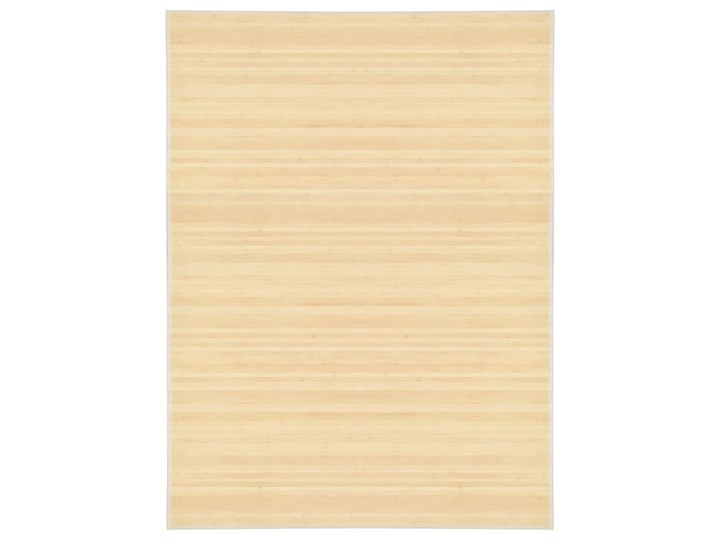vidaXL Mata bambusowa na podłogę, 150 x 200 cm, naturalna Nieregularny Syntetyk 150x200 cm Dywany Wzór Jednobarwny