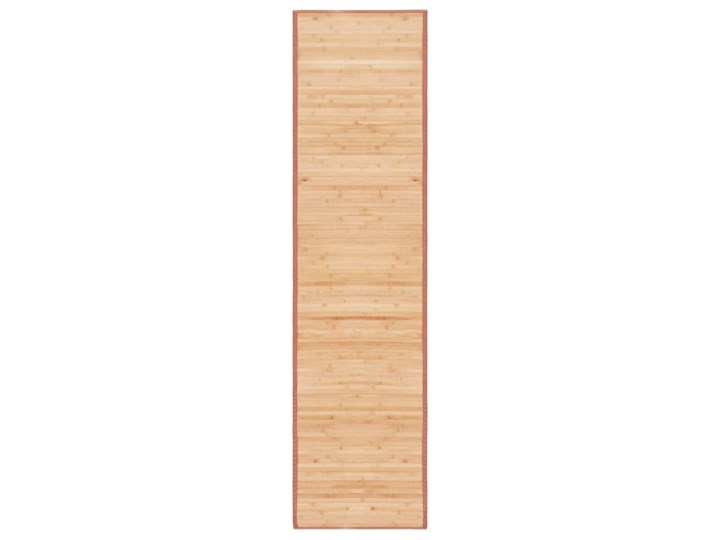 vidaXL Mata bambusowa na podłogę, 80 x 300 cm, brązowa Chodniki Kategoria Dywany Nieregularny Syntetyk 80x300 cm Kolor Beżowy