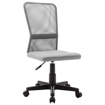 vidaXL Krzesło biurowe, szare, 44x52x100 cm, z siatką