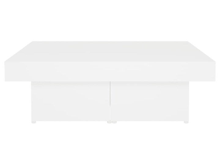 vidaXL Stolik kawowy, biały, 90x90x28 cm, płyta wiórowa