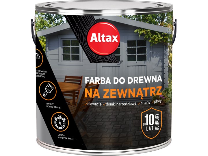 Altax Farba Do Drewna Zewnętrzna BEŻOWY 0,75 Farby do wnętrz Farby zewnętrzne Pojemność 0,75 L
