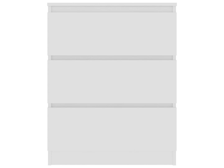 vidaXL Komoda, biała, 60x33,5x76 cm, płyta wiórowa Szerokość 105 cm Z szufladami Pomieszczenie Pokój nastolatka Płyta MDF Styl Minimalistyczny