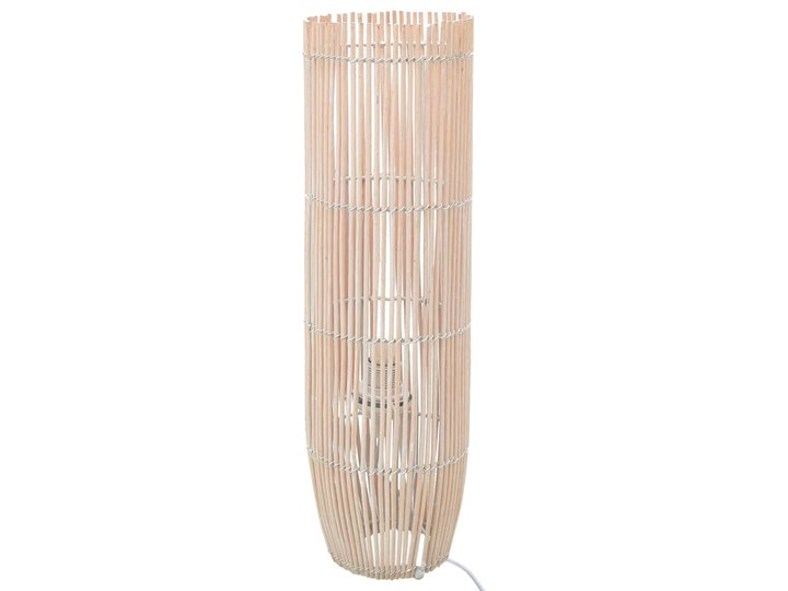 vidaXL Lampa podłogowa, wiklina, biała, 61 cm, E27 Funkcje Brak dodatkowych funkcji Lampa dekoracyjna Pomieszczenie Salon