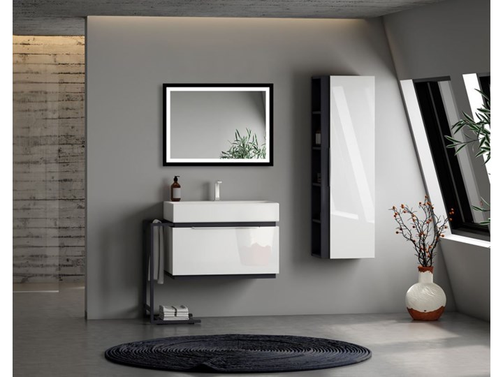 Lustro Łazienkowe 60X80 Venti Luxled Lustro podświetlane Ścienne Kategoria Lustra Prostokątne Styl Nowoczesny