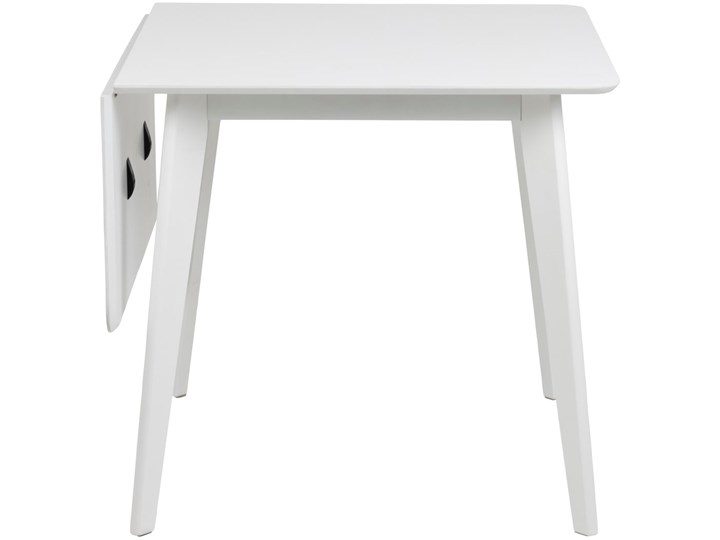Stół rozkładany Roxby 80-120x76 cm biały Płyta MDF Drewno Rozkładanie Rozkładane
