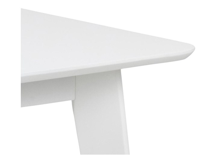 Stół rozkładany Roxby 80-120x76 cm biały Płyta MDF Kształt blatu Prostokątny Drewno Rozkładanie Rozkładane