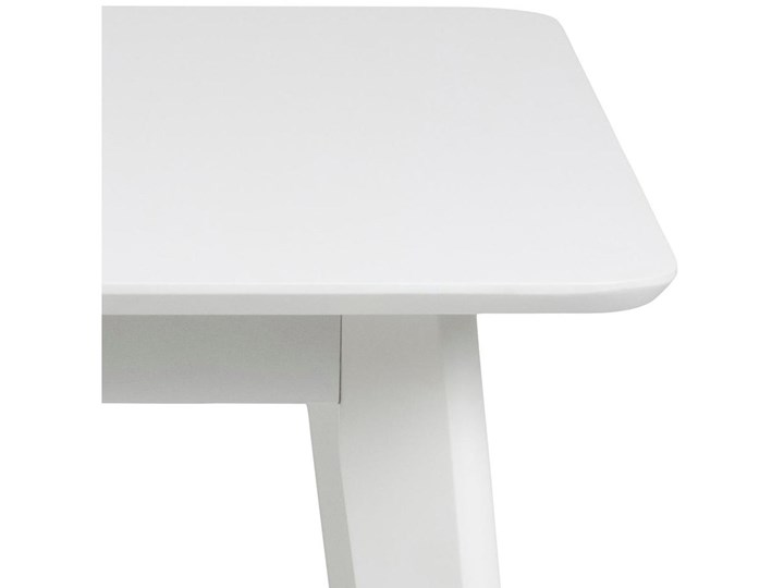 Stół rozkładany Roxby 80-120x76 cm biały Płyta MDF Drewno Rozkładanie Rozkładane
