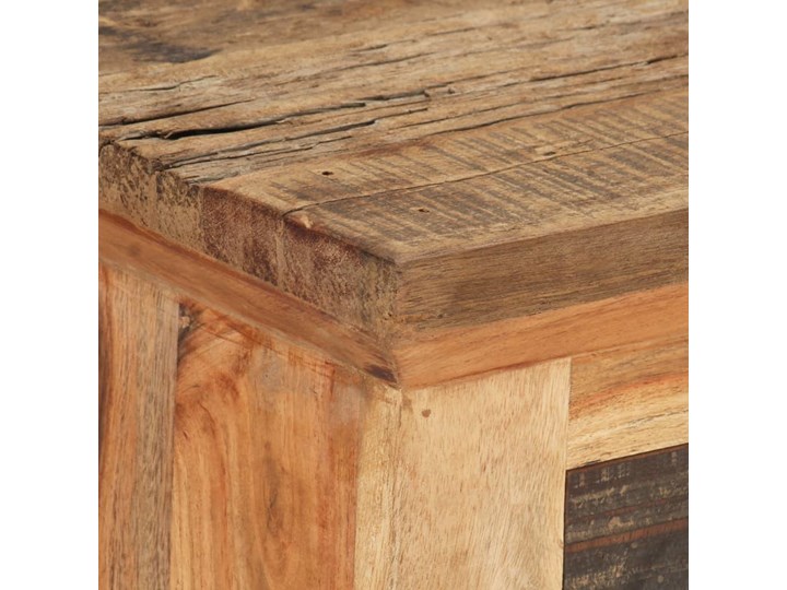 vidaXL Szafka, 60x33x75 cm, lite drewno akacjowe i drewno z odzysku Szerokość 60 cm Kolor Brązowy Głębokość 33 cm Sosna Styl Rustykalny