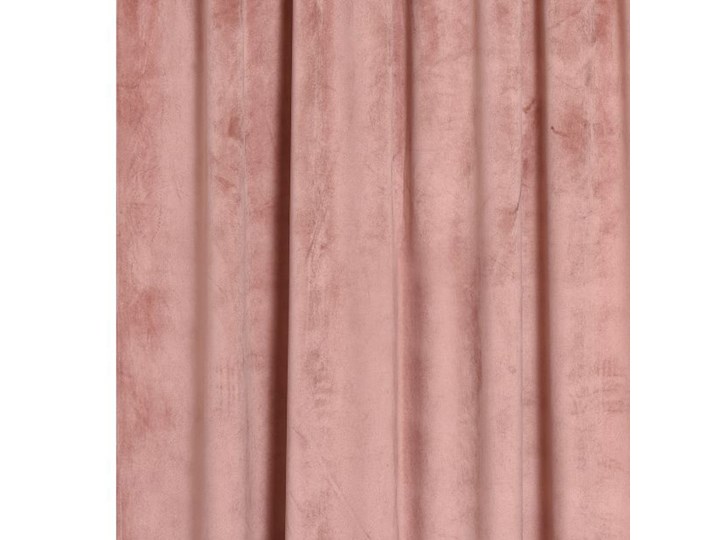 Zasłona VELUTTO z taśmą 140x260 cm - Homla Poliester Bawełna Kolor Różowy