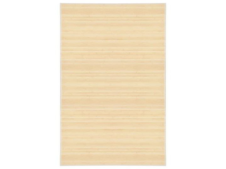 vidaXL Mata bambusowa na podłogę, 100 x 160 cm, naturalna Dywany Nieregularny Kategoria Dywany Syntetyk 100x160 cm Kolor Beżowy