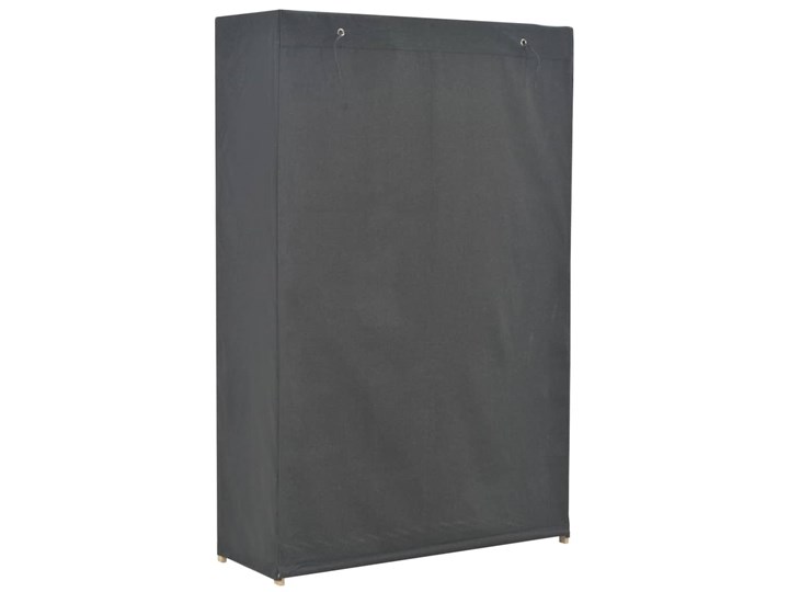 vidaXL 3-poziomowa szafa na ubrania, szara, 110 x 40 x 170 cm, tkanina Głębokość 40 cm Drewno Tworzywo sztuczne Szerokość 110 cm Pomieszczenie Pokój nastolatka