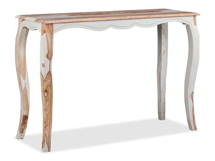 vidaXL Stolik konsola, lite drewno sheesham, 110 x 40 x 76 cm Głębokość 40 cm Z samym blatem Szerokość 110 cm Kategoria Konsole