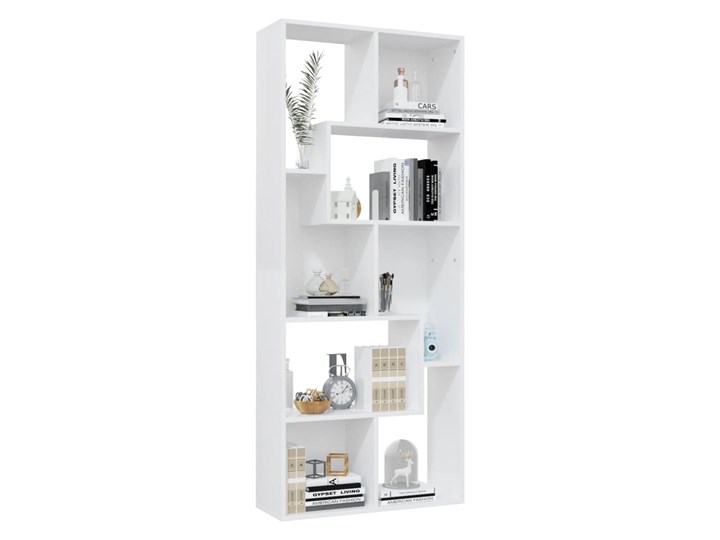 vidaXL Regał na książki, biały, 67x24x161 cm, płyta wiórowa Szerokość 67 cm Płyta laminowana Głębokość 24 cm Płyta meblowa Płyta MDF Typ Stojące