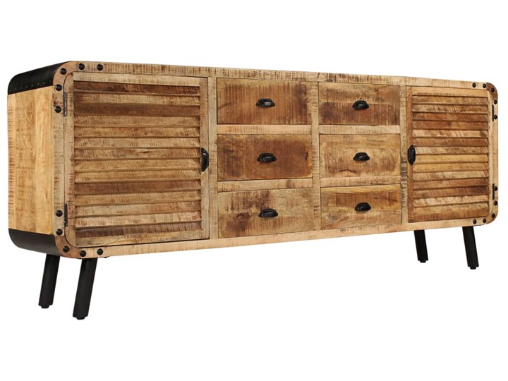 vidaXL Komoda z litego drewna mango, 200 x 40 x 80 cm