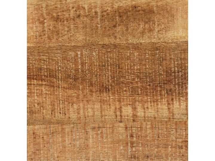 vidaXL Stół jadalniany, lite drewno mango i stal, 120x60x76 cm Szerokość(n) 60 cm Kształt blatu Prostokątny