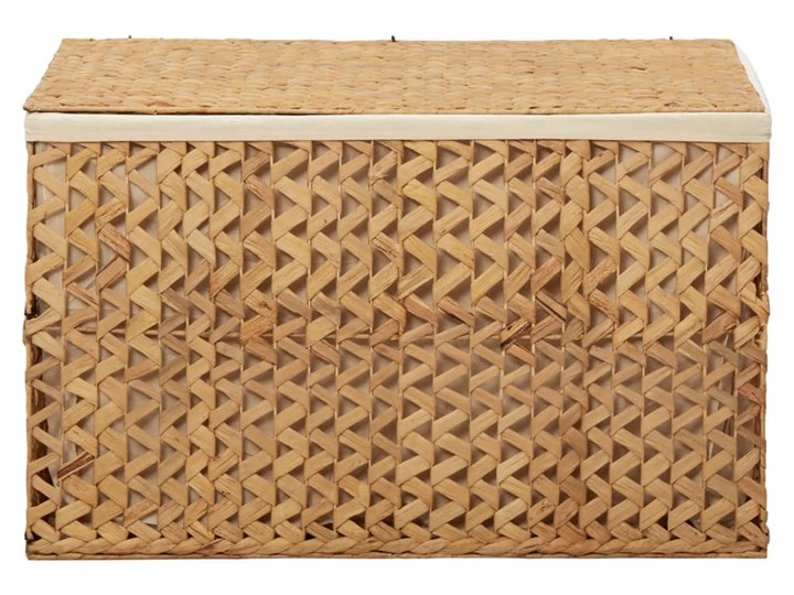 vidaXL Kosz na pranie, 82 x 42,5 x 52,5 cm, hiacynt wodny Kategoria Metal Tkanina Kolor Beżowy