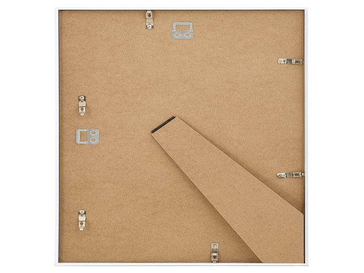 vidaXL Ramki na zdjęcia, 3 szt., ścienne, białe, 50x50 cm, MDF Tworzywo sztuczne Kategoria Ramy i ramki na zdjęcia Stojak na zdjęcia Drewno Pomieszczenie Salon