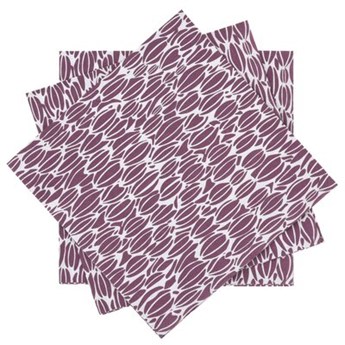 Serwetki papierowe DUKA GEO 20 szt. 33x33 cm fioletowe