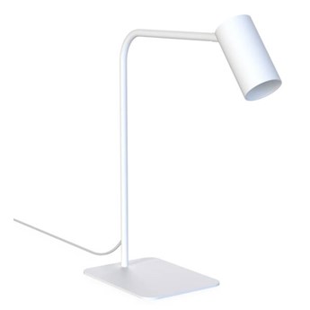 Lampa stojąca biurkowa MONO wys. 40cm 10W GU10 | biały