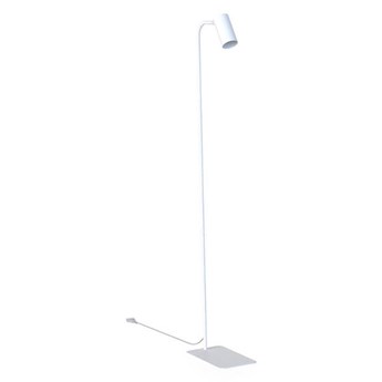 Lampa podłogowa stojąca MONO 120cm 10W GU10 | biały