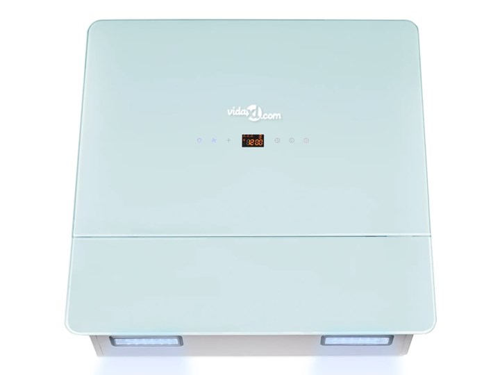 vidaXL Okap kuchenny, szkło hartowane, białe, 600 mm Kolor Biały
