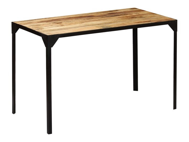 vidaXL Stół jadalniany, surowe drewno mango i stal, 120 cm Liczba miejsc Do 4 osób Wysokość 76 cm Kolor Beżowy