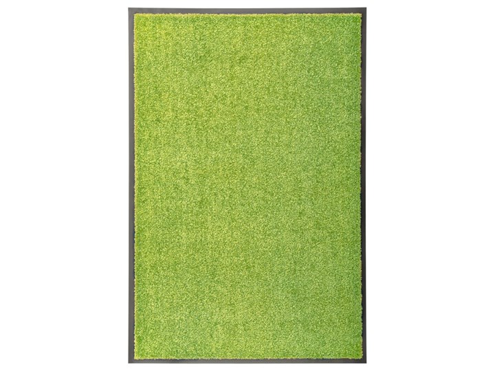 vidaXL Wycieraczka z możliwością prania, zielona, 60 x 90 cm Kolor Zielony Tworzywo sztuczne Kategoria Wycieraczki