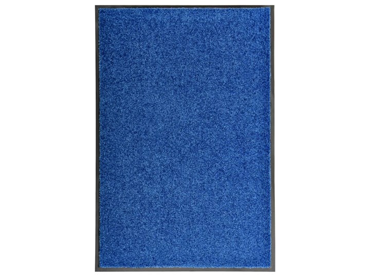 vidaXL Wycieraczka z możliwością prania, niebieska, 60 x 90 cm Tworzywo sztuczne Kolor Kategoria Wycieraczki