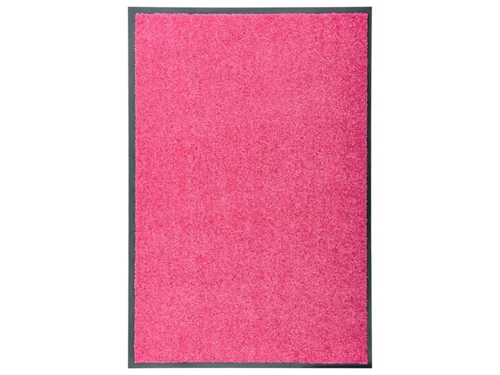 vidaXL Wycieraczka z możliwością prania, różowa, 60 x 90 cm Kolor Różowy Tworzywo sztuczne Kategoria Wycieraczki